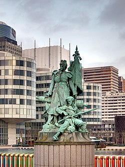 La défense de Paris à La Défense