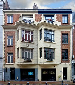 Maisons jumelles, rue du Plat à Lille