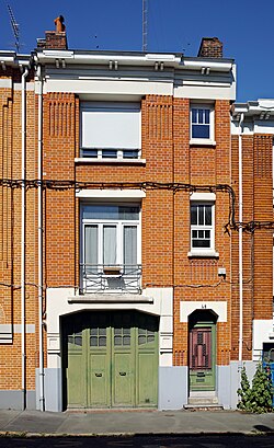 Maison, rue Alfred de Musset, à Lille
