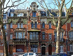 Maisons éclectiques boulevard Jean-Baptiste Lebas à Lille