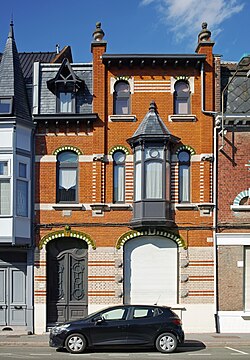 Maison, rue du Général de Gaulle, à Mons-en-Barœul