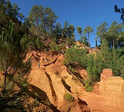 Le sentier des ocres à Roussillon
