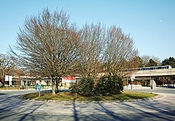 Rond-point avenue Paul Langevin, à Villeneuve d'Ascq.